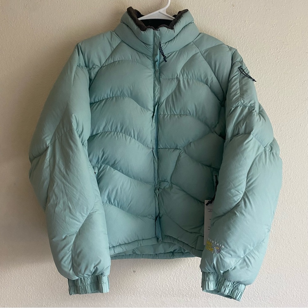 Mountain Hardwear Down Fill Puffer Womens Small Hi-Pile Fleece Lined Jacket Coat